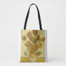 Search for van gogh sunflowers tote bags Dutch