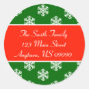 Search for snowflake address stickers Merry