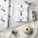 Search for deer antler wrapping paper Floral
