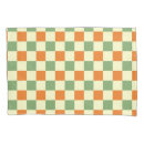 Search for orange brown pillowcases Chequered