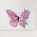 Search for butterfly puzzles Pink