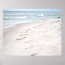 Search for footprints in the sand posters Sea