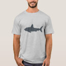 Search for swimming with sharks tshirts Silhouette