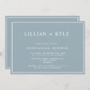 Search for simple rehearsal dinner invitations Typography