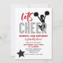 Search for black red silver birthday invitations Glitter