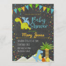 Search for co ed baby boy shower invitations Chalkboard