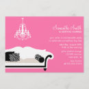 Search for chandeliers invitations Girly
