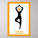 Search for orange and black posters Yoga