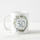 Search for womans 50th birthday mugs Elegant