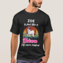 Search for name zoe tshirts Unicorn