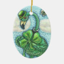 Search for 4 leaf clover christmas tree decorations Leprechaun