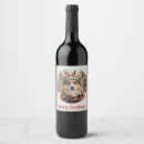 Search for corgi wine labels Merry christmas