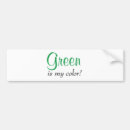 Search for green bumper stickers Typography