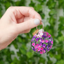 Search for purple petunia key rings Petunias