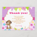 Search for puppy thank you cards Pink