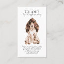 Search for spaniel business cards Cute