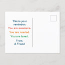 Search for anonymous postcards Encouragement