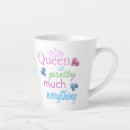 Search for queen of everything mugs Pink
