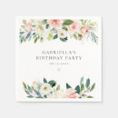 Search for blush floral napkins Pink and white