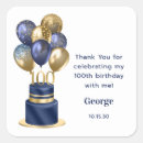 Search for thank you balloon stickers Gold