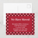 Search for change of address christmas postcards We have moved