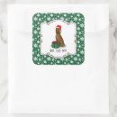 Search for irish setter dog stickers Santa claus