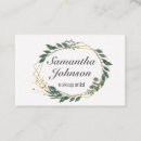Search for greenery standard business cards Floral