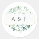 Search for forest wedding stickers Gold