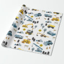 Search for construction site wrapping paper Trucks