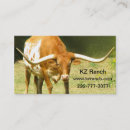 Search for longhorn business cards Cattle