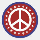 Search for red peace sign stickers Stars