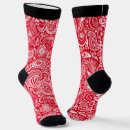 Search for floral socks Red