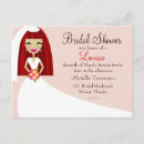 Search for redhead bride invitations Bridal