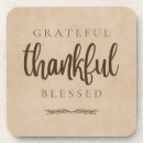 Search for gratitude coasters Thankful