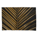 Search for palm leaf pillowcases Gold
