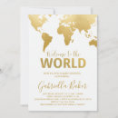 Search for map invite baby shower invitations Modern