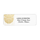 Search for gold foil wedding return address labels Minimalist