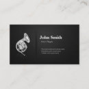 Search for horn business cards Brass