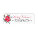 Search for pine and berries return address labels Classic