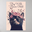Search for whimsical design posters Cat lover