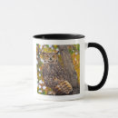 Search for great horned owls mugs Bird of prey