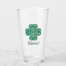 Search for 4 leaf clover beer glasses Ireland