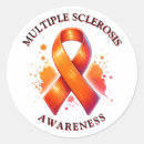Search for ms multiple sclerosis stickers Orange
