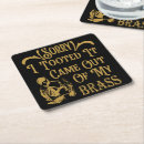 Search for brass coasters Band