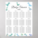 Search for baby dinosaur baby shower posters Girl