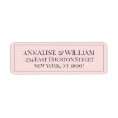 Search for pink grey wedding return address labels Modern