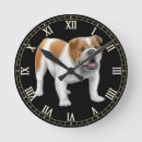 Search for english bulldog clocks Bulldogs