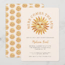Search for retro baby shower invitations Here comes the sun