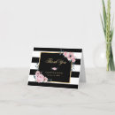 Search for black white stripes thank you cards Bridal shower