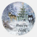 Search for winter wolves stickers Snow